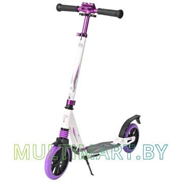 Самокат Tech Team City Scooter 2022 (белый/фиолетовый)